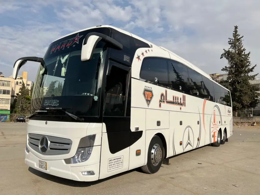 سفريات الاردن السعودية باصات حديثة vip